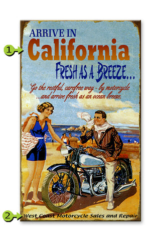 Fresh as a breeze Metal 18x30