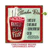 Sloe Gin Fizz Metal 28x28