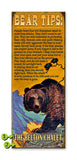 (Grizzly) Bear Warnings Metal 17x44