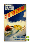 Snowmobiler Metal 23x39
