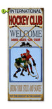 Hockey Club Metal 17x44