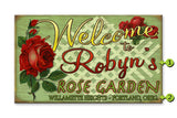 Rose Garden Metal 14x24