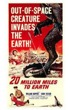 20 Million Miles to Earth Movie Poster Print