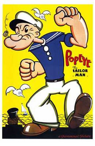 Popeye Movie Poster Print
