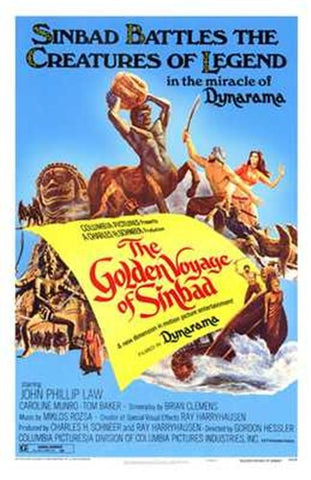 Golden Voyage of Sinbad Movie Poster Print