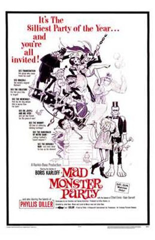 Mad Monster Party Movie Poster Print