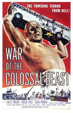 War of the Colossal Beast Movie Poster Print
