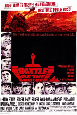Battle of the Bulge Movie Poster Print
