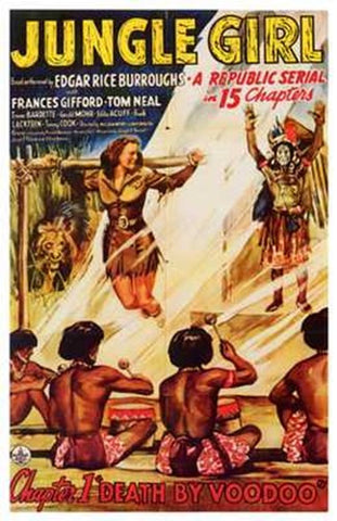 Jungle Girl Movie Poster Print