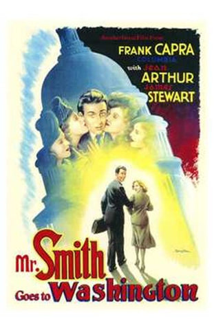 Mr Smith Goes to Washington Movie Poster Print