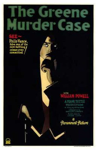 Greene Murder Case Movie Poster Print