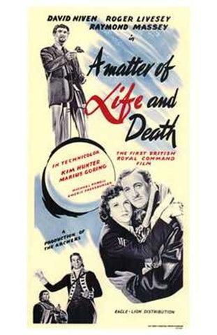 Matter of Life and Death  a Movie Poster Print