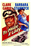 to Please a Lady Movie Poster Print