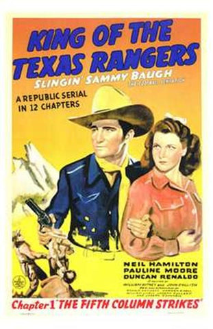 King of the Texas Rangers Movie Poster Print