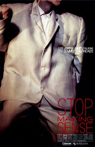 Stop Making Sense Movie Poster Print
