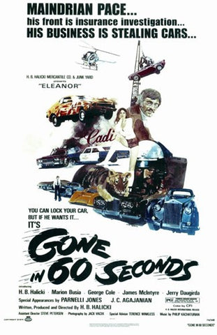 Gone in 60 Seconds Movie Poster Print
