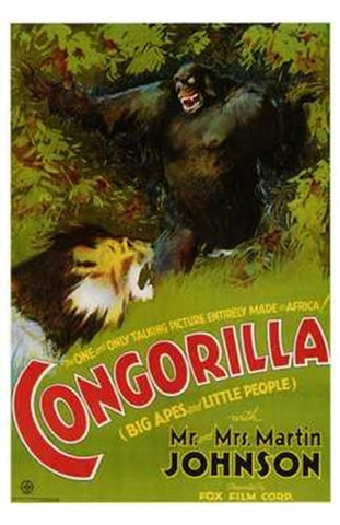 Congorilla Big Apes and Little People Movie Poster Print