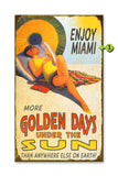 Golden Days Under the Sun Metal 23x39