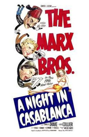 Night in Casablanca Movie Poster Print