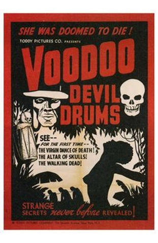 Voodoo Devil Drums Movie Poster Print
