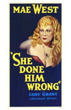She Done Him Wrong Movie Poster Print
