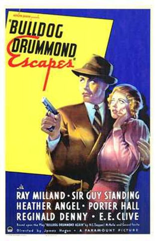 Bulldog Drummond Escapes Movie Poster Print