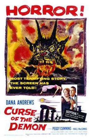 Curse of the Demon Movie Poster Print