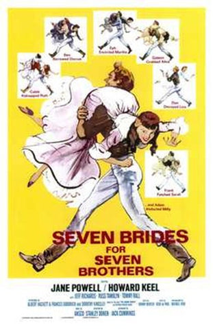 Seven Brides for Seven Brothers Movie Poster Print
