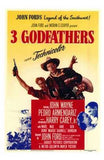 3 Godfathers Movie Poster Print