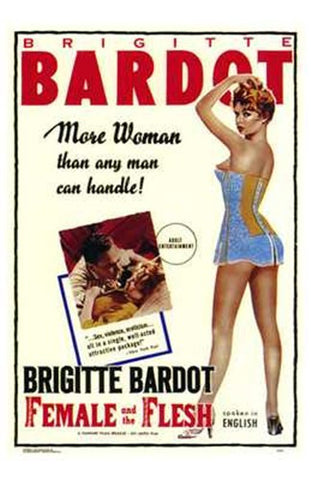 Female and the Flesh Movie Poster Print