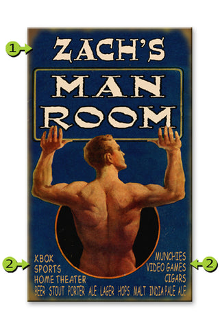 The Man Room Metal 28x48