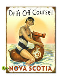Drift Off Course Wood 23x31