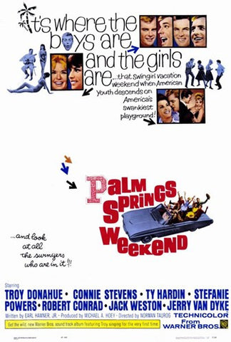 Palm Springs Weekend Movie Poster Print