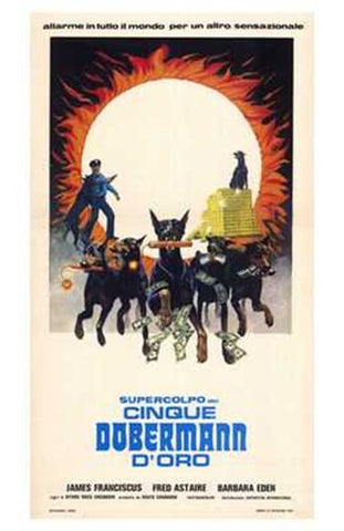 The Amazing Dobermans Movie Poster Print