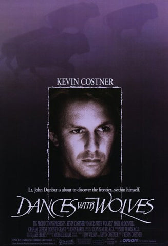 Dances with Wolves Movie Poster Print