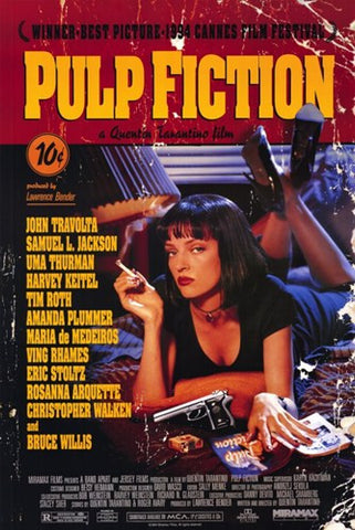 Pulp Fiction Movie Poster Print