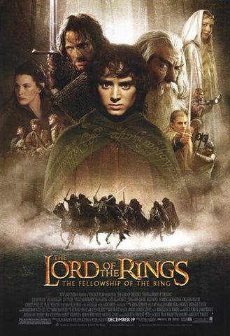 Lord of the Rings: Fellowship of the Ring Movie Poster Print
