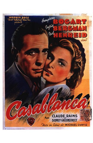 Casablanca Movie Poster Print