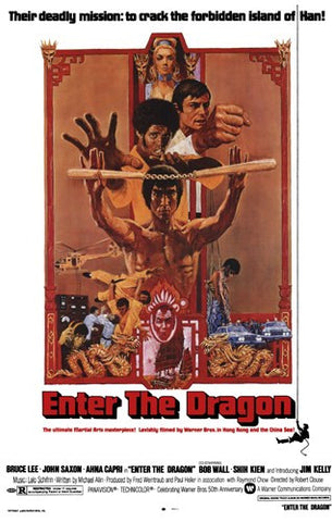 Enter the Dragon Movie Poster Print