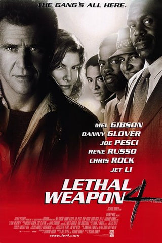 Lethal Weapon 4 Movie Poster Print