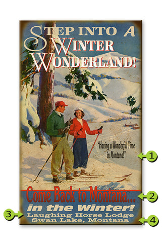 Winter Wonderland Metal 23x39