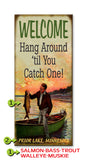 Hang Around Fisherman Metal 10.5x24