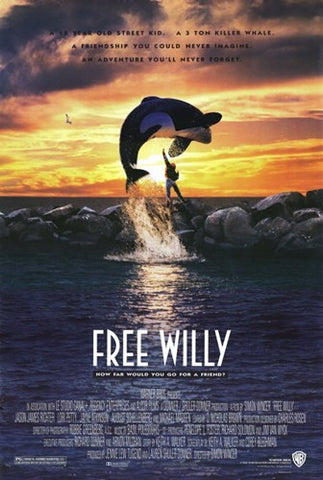 Free Willy Movie Poster Print