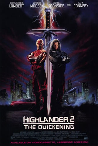 Highlander 2: the Quickening Movie Poster Print