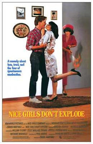 Nice Girls Don't Explode Movie Poster Print