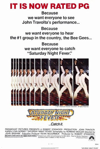 Saturday Night Fever Movie Poster Print