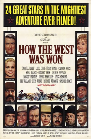 How the West Was Won Movie Poster Print