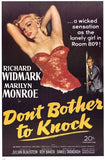 Don't Bother to Knock Movie Poster Print