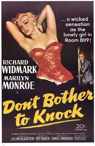Don't Bother to Knock Movie Poster Print
