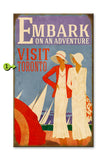 Embark on and Adventure Metal 14x24